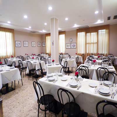 Sala da pranzo Climatizzata Hotel Adriana Bellaria