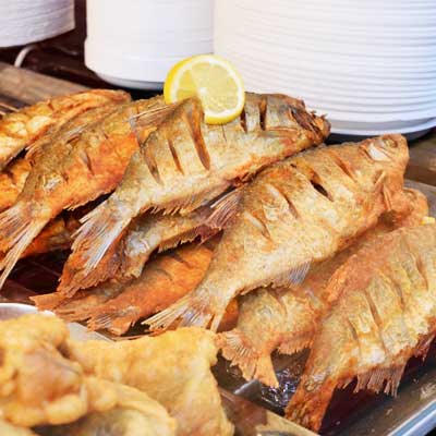 Fritto misto Pensione Adriana Bellaria Romagna