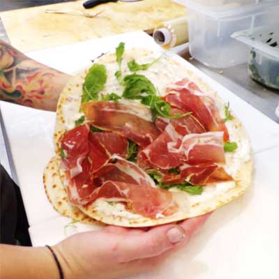 La vera piadina Romagnola Hotel Adriana Bellaria
